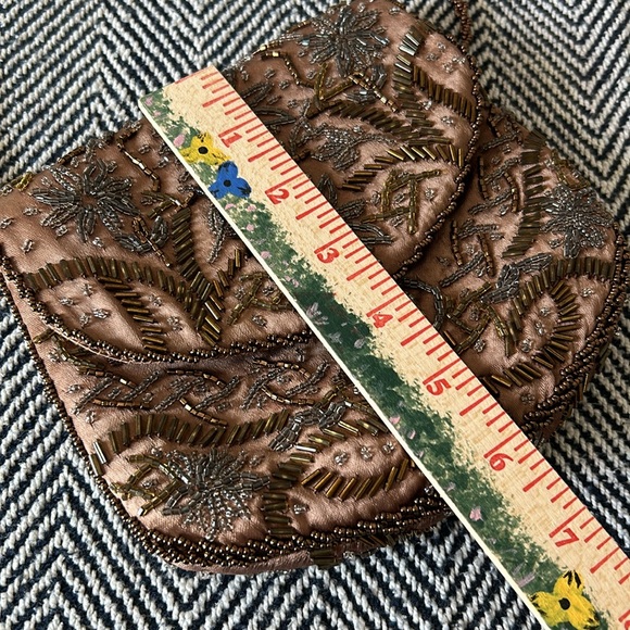 Beautiful Brown Beaded Bag - Picture 8 of 8